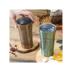 Maison Ghibli Tumbler Metal 400ml N’aie pas peur - Le Château ambulant