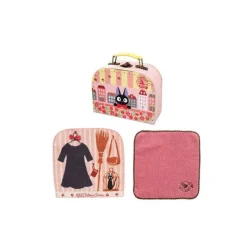 Maison Ghibli Valisette Cadeau Jiji Avec 2 Mini-Serviettes - Kiki la petite sorcièr