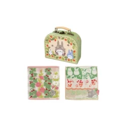 Maison Ghibli Valisette Cadeau Totoro Avec 2 Mini-Serviettes - Mon Voisin Totoro