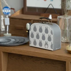Maison Ghibli Valisette S Silhouette Totoro Gris - Mon Voisin Totoro