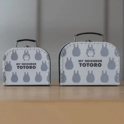 Maison Ghibli Valisette S Silhouette Totoro Gris - Mon Voisin Totoro