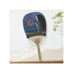 Maison Ghibli Éventail Bamboo Chihiro & No Face - Le Voyage de Chihiro