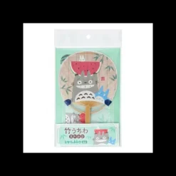 Maison Ghibli Éventail Bambou & Enveloppe Totoro avec Pastèque - Mon Voisin Totoro