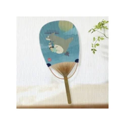 Maison Ghibli Éventail Bambou Totoro Volant - Mon Voisin Totoro