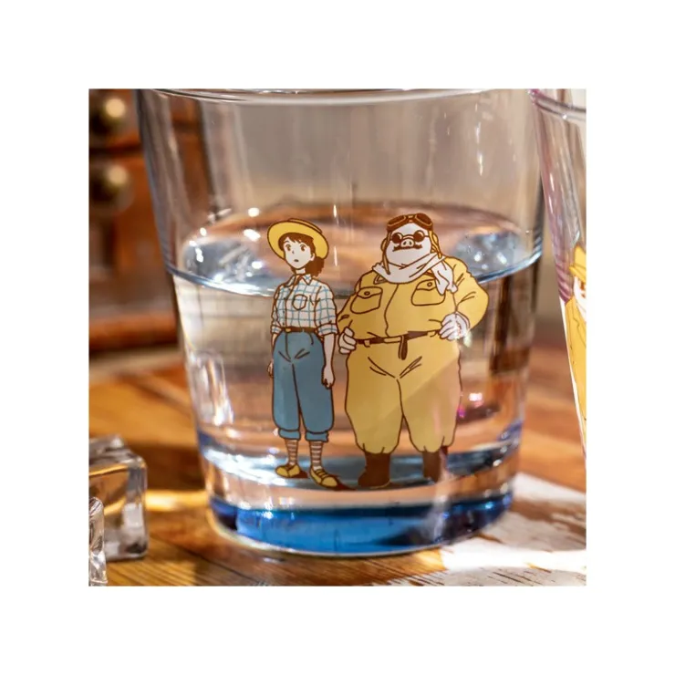 Maison Ghibli Verre décoré Marco & Fio - Porco Rosso