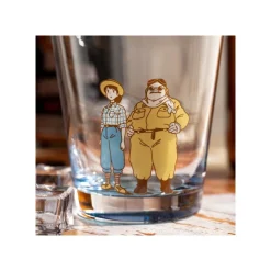 Maison Ghibli Verre décoré Marco & Fio - Porco Rosso