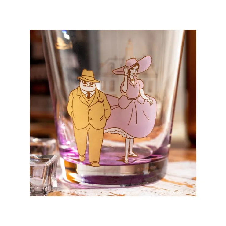 Maison Ghibli Verre décoré Marco & Gina - Porco Rosso