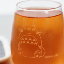 Maison Ghibli Verre gravé Totoro et gland - Mon Voisin Totoro