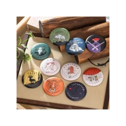 Maison Ghibli Vintage Badge Collection 1 badge Mystere - Princesse Mononoké