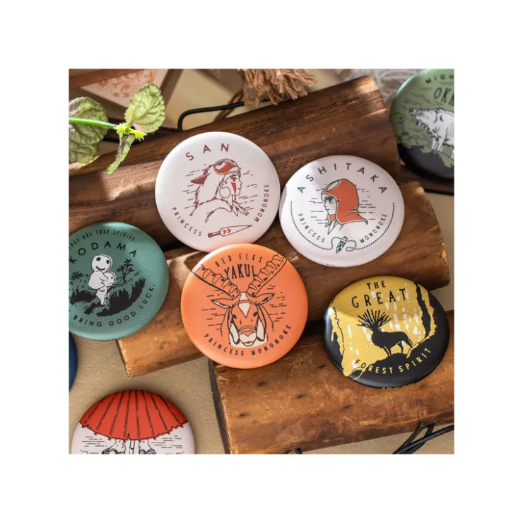 Maison Ghibli Vintage Badge Collection 1 badge Mystere - Princesse Mononoké